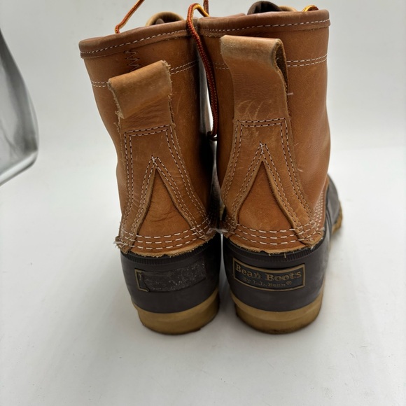 L.L. Bean Men’s 9 Brown Leather GoreTex Insulated Duck Boots - Picture 7 of 9